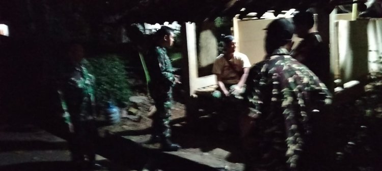 Kolaborasi Kuat Babinsa dan Banser Perkuat Siskamling di Mandiraja Wetan