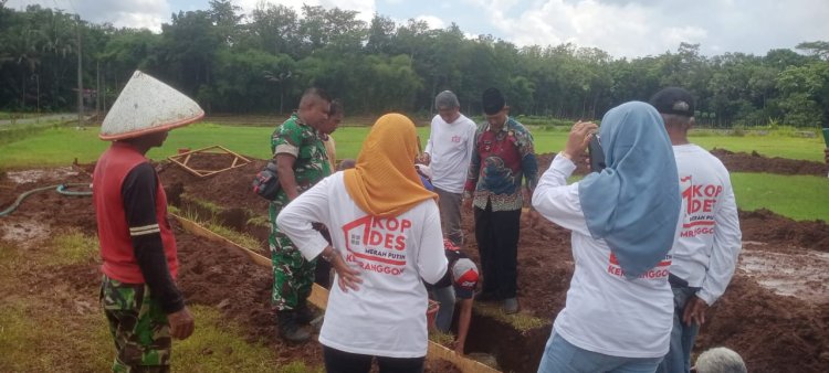 Peletakan Batu Pertama Kopdes Merah Putih di Desa Kemranggon