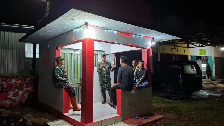 Patroli Gabungan Siskamling Ciptakan Lingkungan Aman