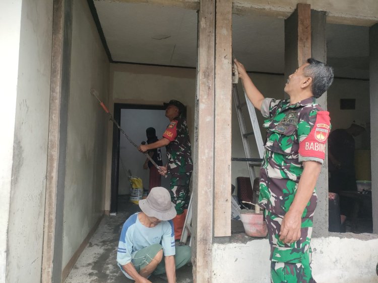 Melalui Program RTLH Wujudkan Impian Warga Memiliki Rumah Layak Huni Di Wilayah Koramil 12/Sigaluh