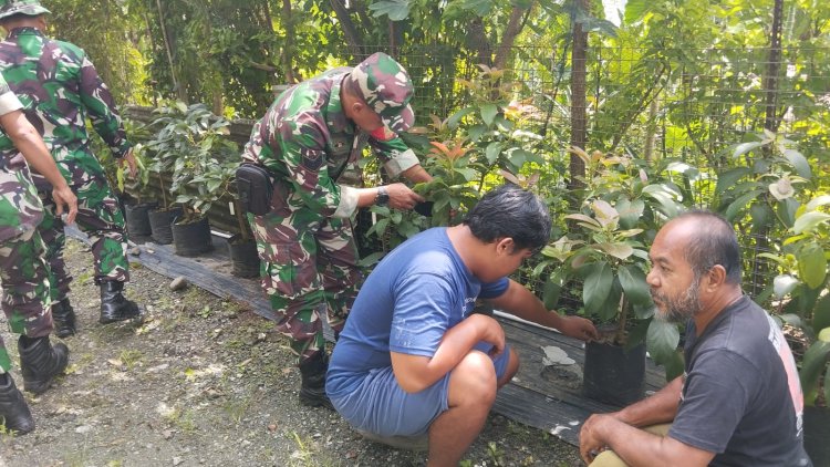 Serka Supriyanto dan Tokoh Masyarakat Siapkan Prajurit Hijau Anti-Longsor