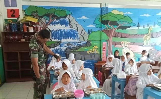 Posramil Pagedongan Laksanakan Pendampingan MBG Di Wilayah Kecamatan Pagedongan