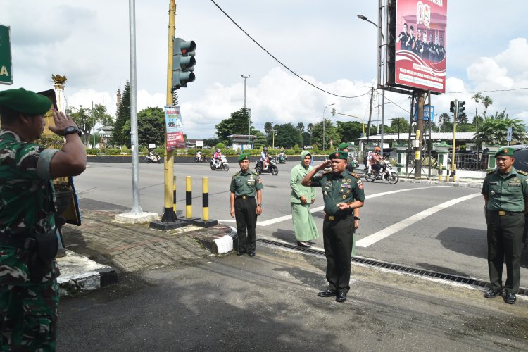 Suasana Haru Iringi Lepas Sambut Dandim 0704 Banjarnegara