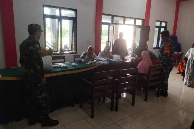 Koramil 03 Wanadadi Dampingi Posyandu Lansia, Wujud Kepedulian Kesehatan Warga Karangjambe