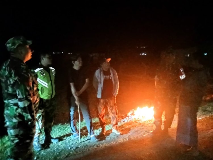 Babinsa Koramil 06 Kalibening Aktif  Laksanakan Patroli Siskamling
