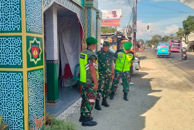 Dandim 0704 Banjarnegara Tinjau Pos Pengamanan di Terminal Mrican