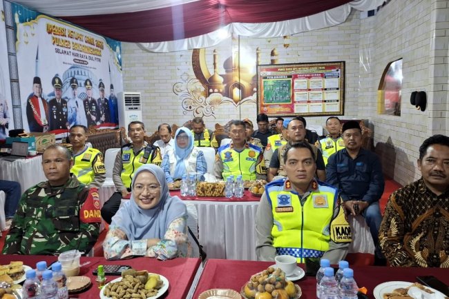 Sinergi Forkopimda Banjarnegara Jaga Malam Takbiran Terhubung Langsung dengan Kapolri