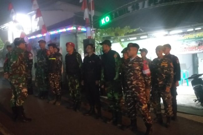 Koramil 16 Pejawaran Gelar Patroli Bersama Komponen Masyarakat