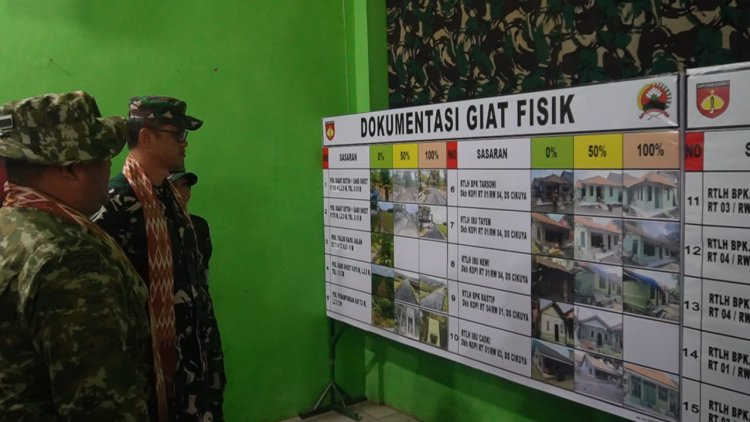 Pastikan Keakuratan Data, Tim Wasev Cek Poskotis TMMD-127 Brebes