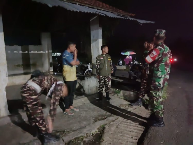 Babinsa dan Aparat keamanan Desa Bersatu Ciptakan Lingkungan Aman dan Nyaman