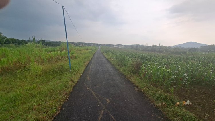 Kado Manis Jelang Penutupan: Pengaspalan Jalan TMMD di Desa Cikuya Rampung 100 Persen