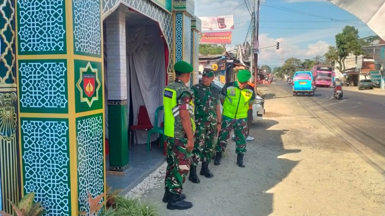 Dandim 0704 Banjarnegara Tinjau Pos Pengamanan di Terminal Mrican