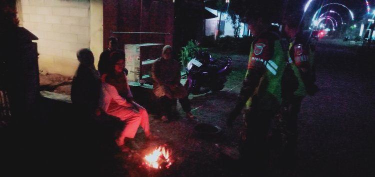 Babinsa Koramil 06 Kalibening Patroli Siskamling menjelang Hari Raya Idul Fitri 1447 H