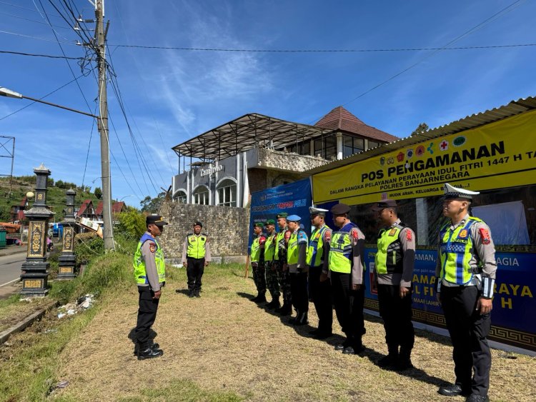 Siaga Lebaran Koramil Laksanakan Pam Di Wilayah Binaan