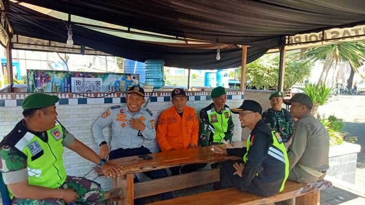 Koramil 06 Kalibening Laksanakan Pengamanan Dan Pelayanan Di Pos Pam Lebaran