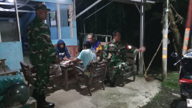 Serka Suryanto Bersinergi Lewat Patroli Siskamling