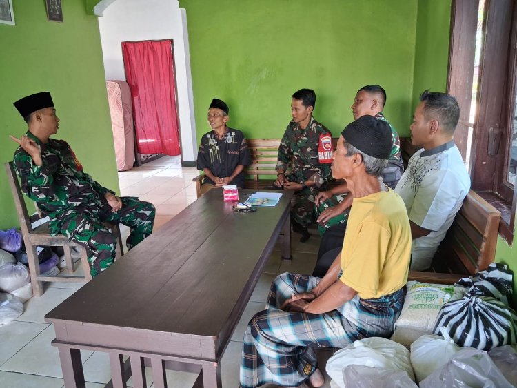 Babinsa Koramil 09 Susukan Komsos Bersama Dengan Tokoh Agama