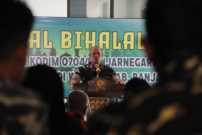 Halalbihalal Dandim 0704 Banjarnegara Bersama LSM dan Ormas