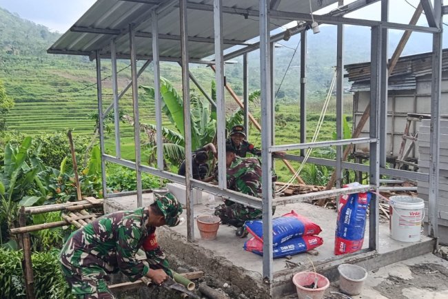 TMMD Sengkuyung Tahap II Kodim 0704 Banjarnegara Dorong Pembangunan Desa Lawen