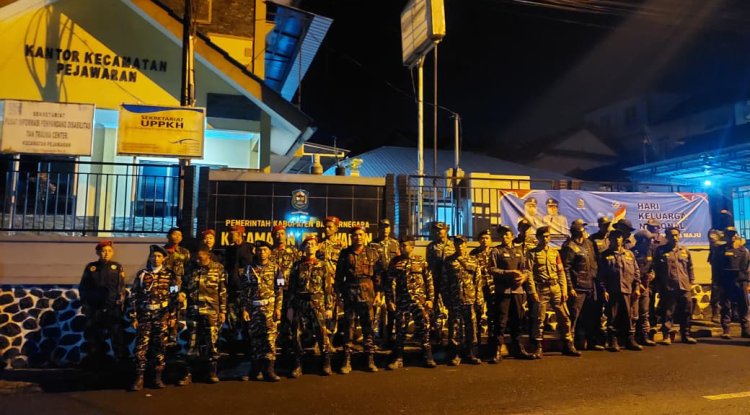  Koramil 16 Pejawaran Gelar Patroli Bersama Komponen Masyarakat