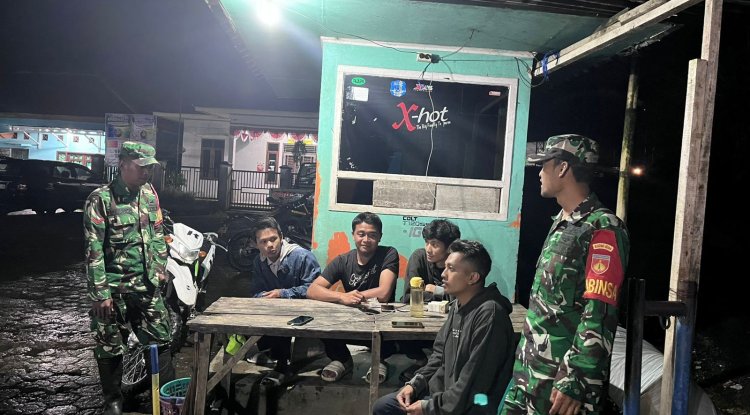 Patroli Malam Di Wilayah Binaan