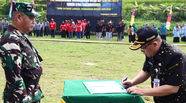 TMMD Sengkuyung Tahap II Kodim 0704 Banjarnegara Resmi Ditutup