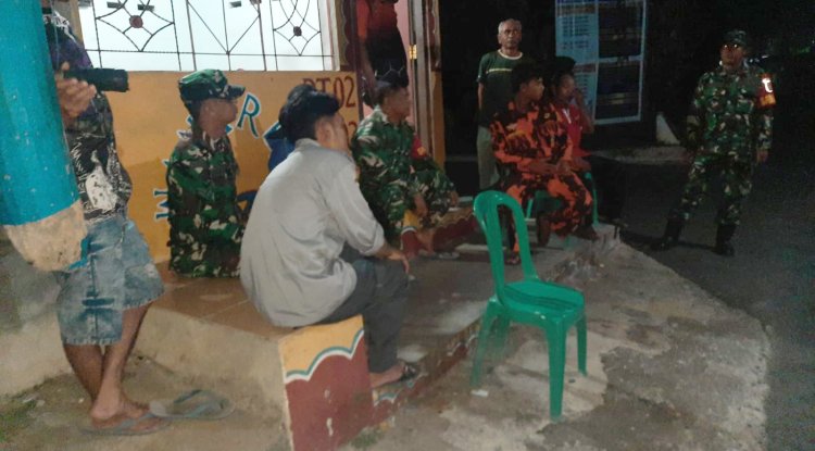 Koramil 03 Wanadadi Gelar Patroli Kolaborasi Bersama Pemuda PP dan Hansip di Desa Tapen