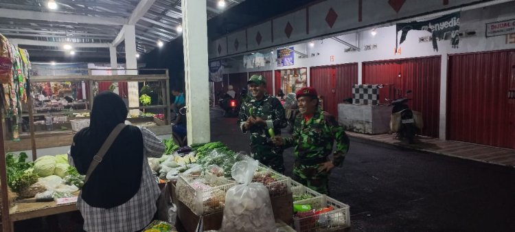 Koramil 15 Rakit Bersama Kokam Dan Warga Laksanakan Patroli Malam Hari