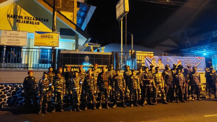  Koramil 16 Pejawaran Gelar Patroli Bersama Komponen Masyarakat