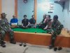 Anggota Koramil 12 Sigaluh Patroli Siskamling Bersama Warga Cegah Gangguan Kamtibmas