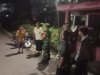 Patroli Rutin Piket Koramil 14 Madukara Sambangi Warga Sedang Ronda