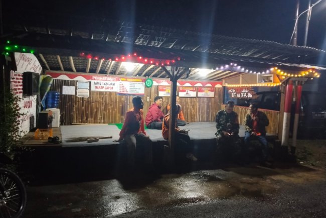 Koramil 08 Purwanegara Gelar Patroli Siskamling untuk Jaga Keamanan dan Ketertiban Warga