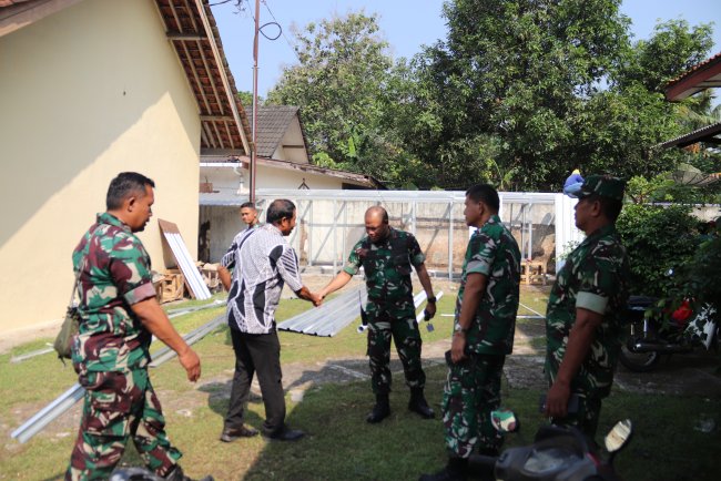 Dandim 0704 Banjarnegara Tinjau Kesiapan Marshaling Area Yonif TP di BLK Klampok