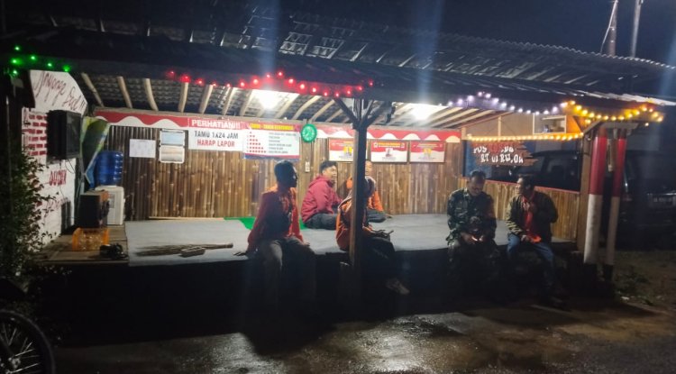 Koramil 08 Purwanegara Gelar Patroli Siskamling untuk Jaga Keamanan dan Ketertiban Warga