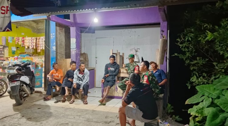 Koramil 09 Susukan Laksanakan Patroli Malam Tingkatkan Kamtibmas di wilayah Susukan