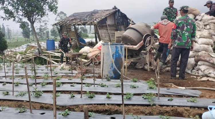 Jalan Mulus Rezeki Mulus Permudah Akses Petani Koramil Bantu Pembangunan JUT