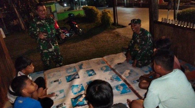 Tingkatkan Keamanan Babinsa Dengan Warga Melaksanakan Siskampling Di Wilayah Binaan