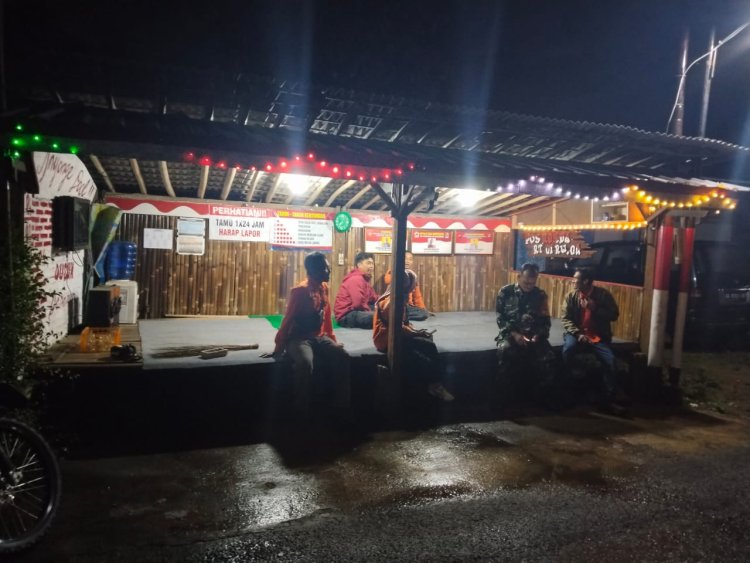 Koramil 08 Purwanegara Gelar Patroli Siskamling untuk Jaga Keamanan dan Ketertiban Warga