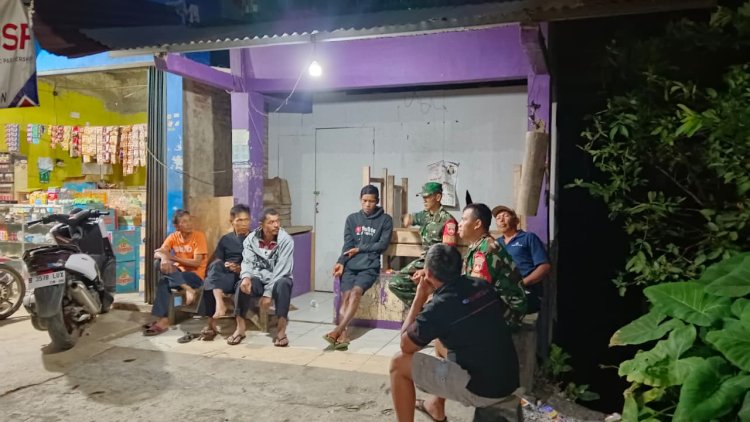 Koramil 09 Susukan Laksanakan Patroli Malam Tingkatkan Kamtibmas di wilayah Susukan